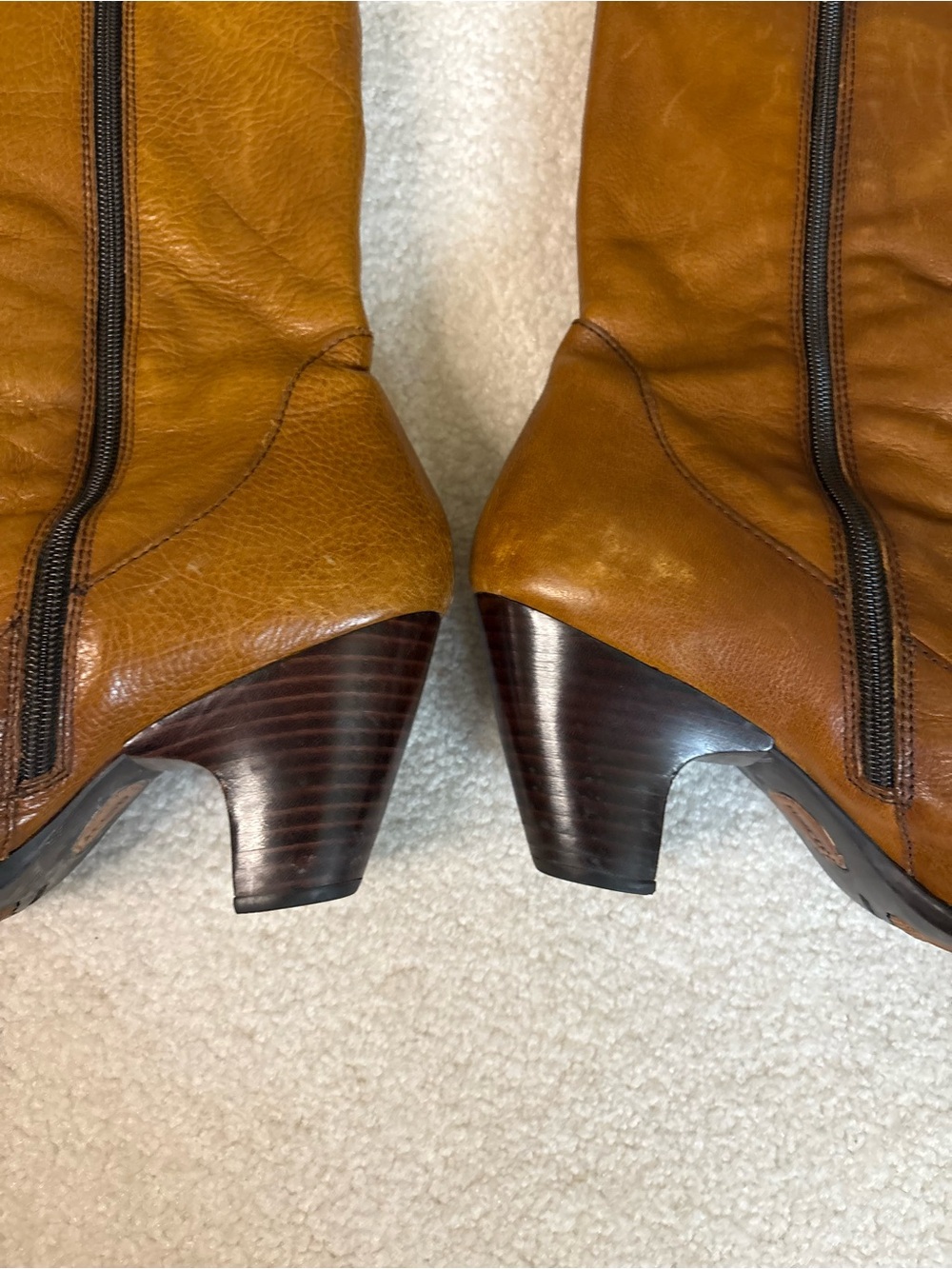 BORN FULL GRAIN LEATHER LACE UP GRANNY BOOTS SIZE 10 VICTORIAN - Picture 6 of 16